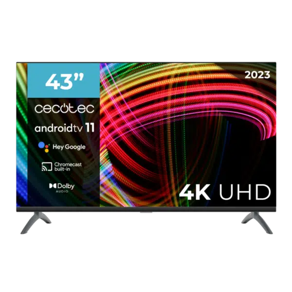 TV CECOTEC 43 LED 4K ANDROIDTV 11 ALU00043